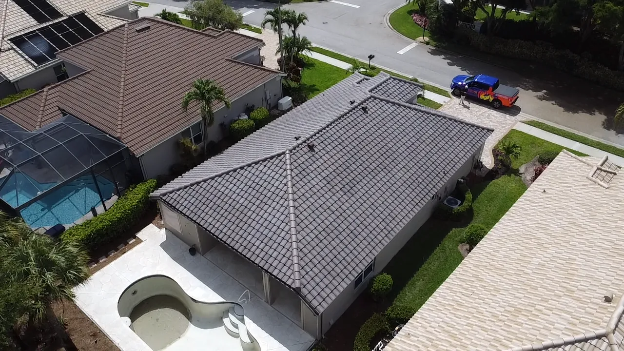 New tile roof installed by Coastline Construction in Venice, FL